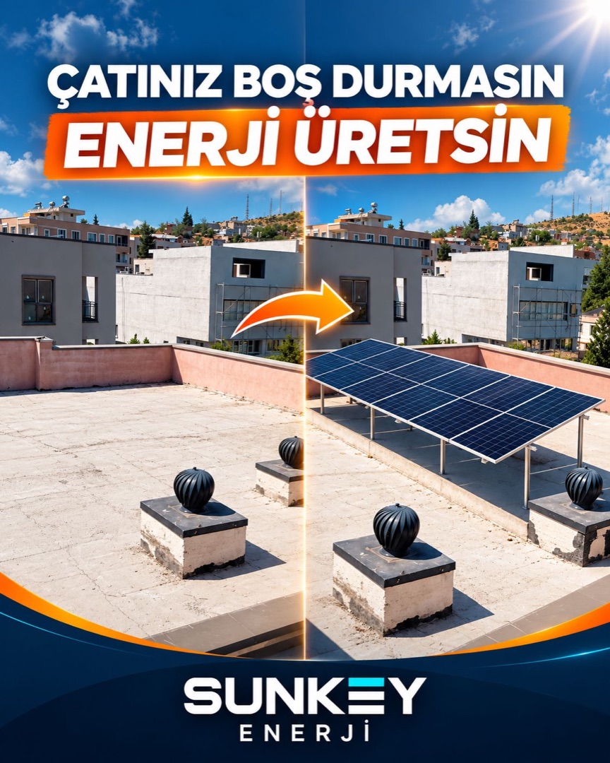Çatınız boş durmasın, enerji üretsin